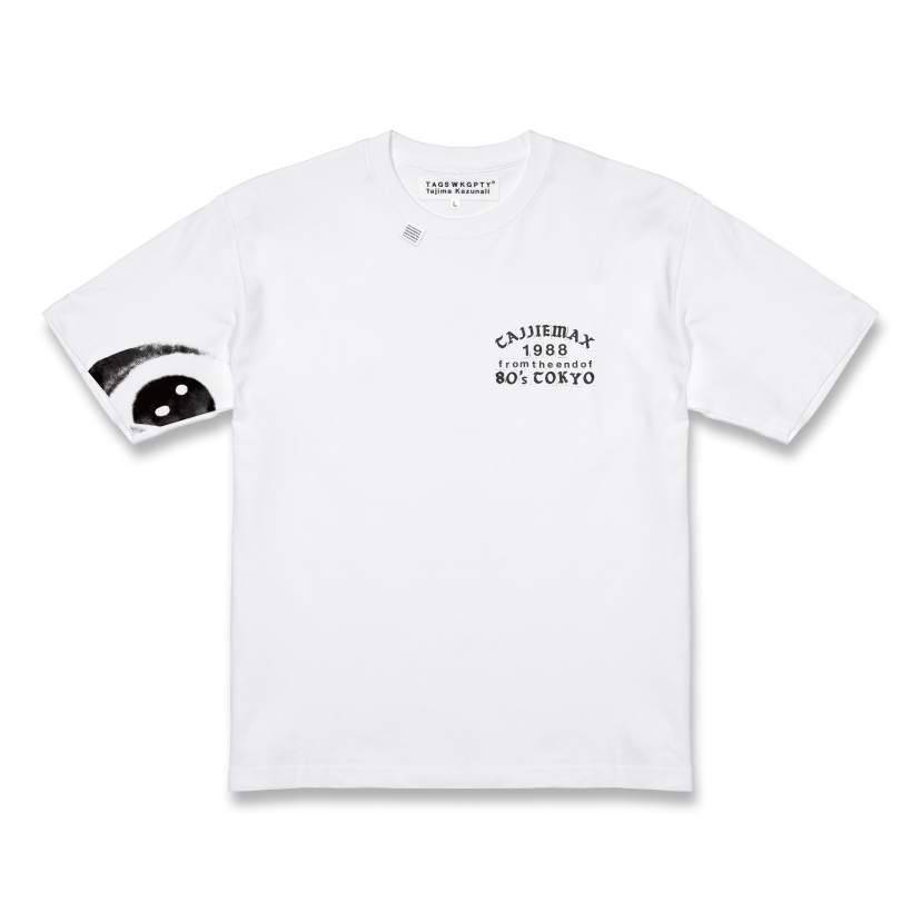 1988 Tajima Kazunali x TAGS WKGPTY Turn Table T-shirt - 画像2枚目