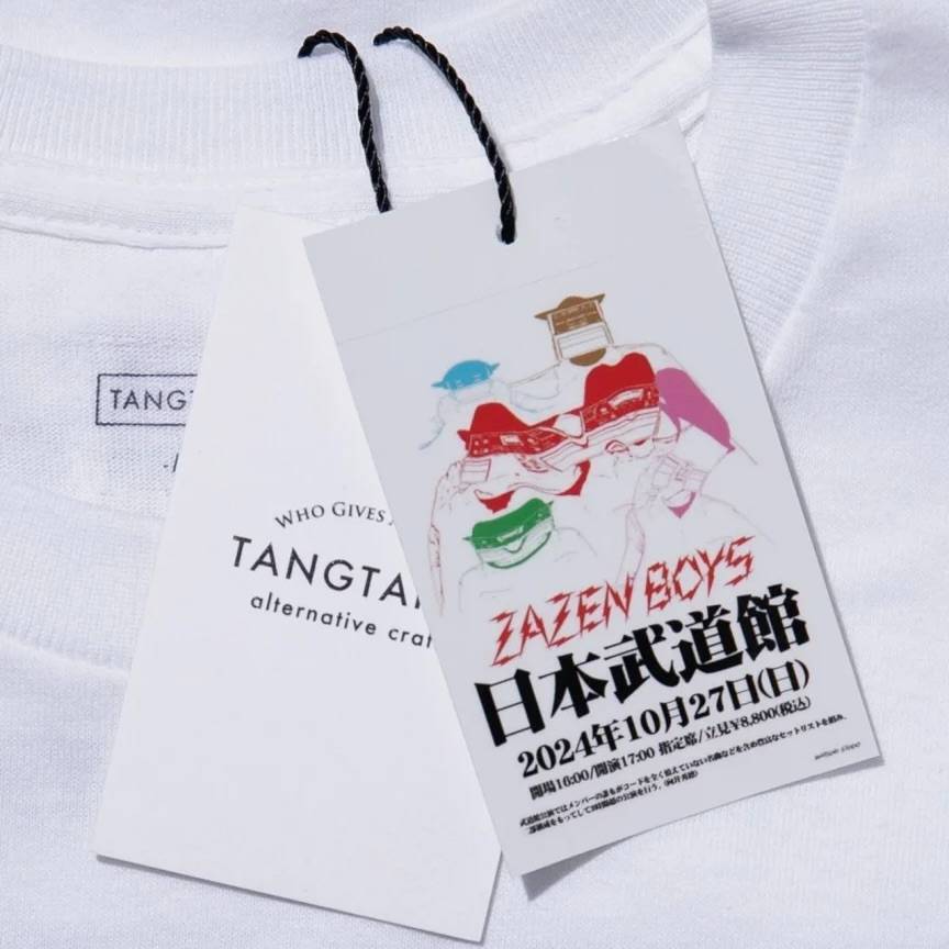 TANGTANG ZAZEN BOYS x gasatang MAYOUYONE FUKUZATSUDAYONE / short sleeve T-shirt - 画像5枚目