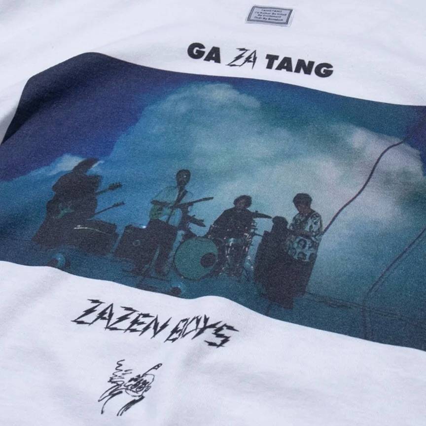 TANGTANG ZAZEN BOYS x gasatang KAKIMIDASARERU MANATSUNOKAORI / short sleeve T-shirt - 画像4枚目