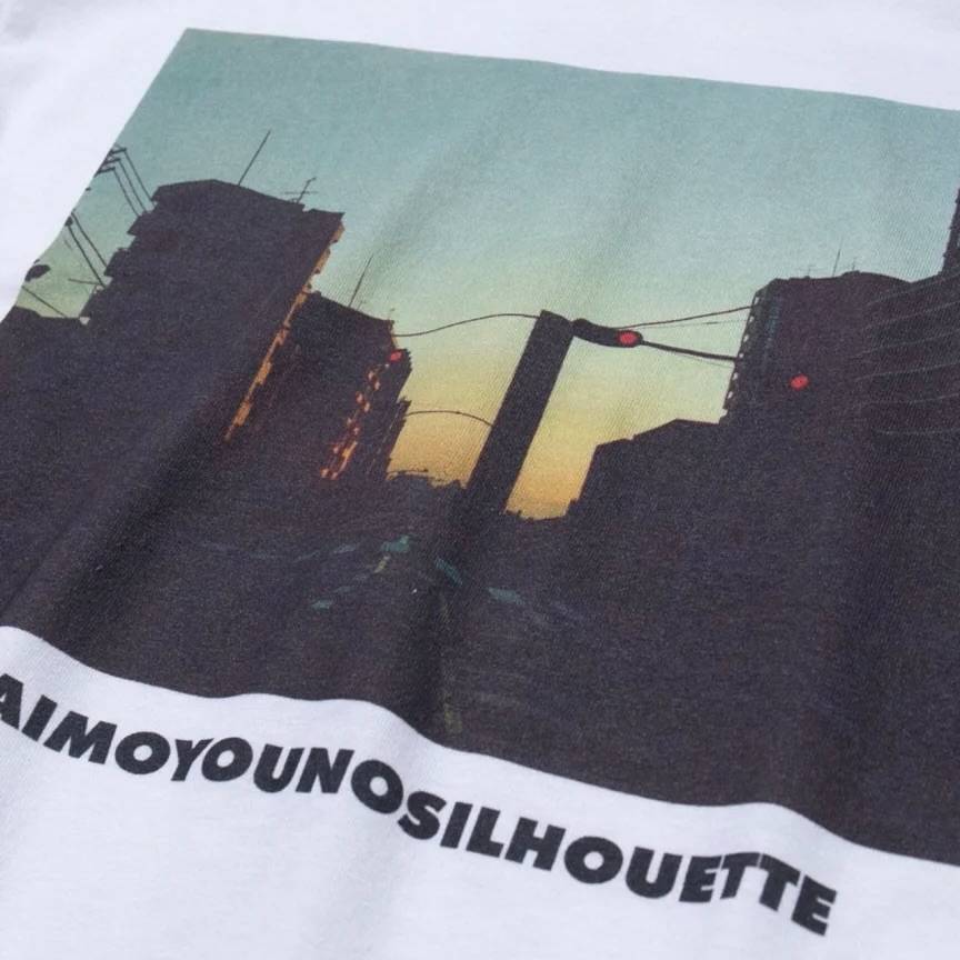 TANGTANG ZAZEN BOYS x gasatang AIMAIMOYOUNOSILHOUETTE / short sleeve T-shirt - 画像2枚目