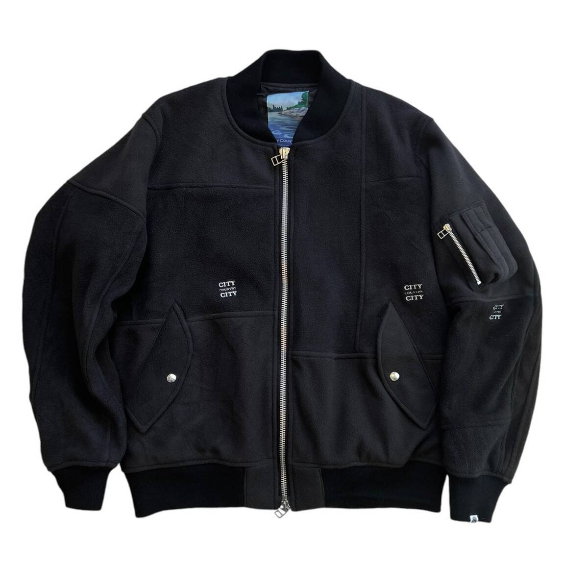 CITY COUNTRY CITY x OLDPARK Fleece MA-1 -L 1