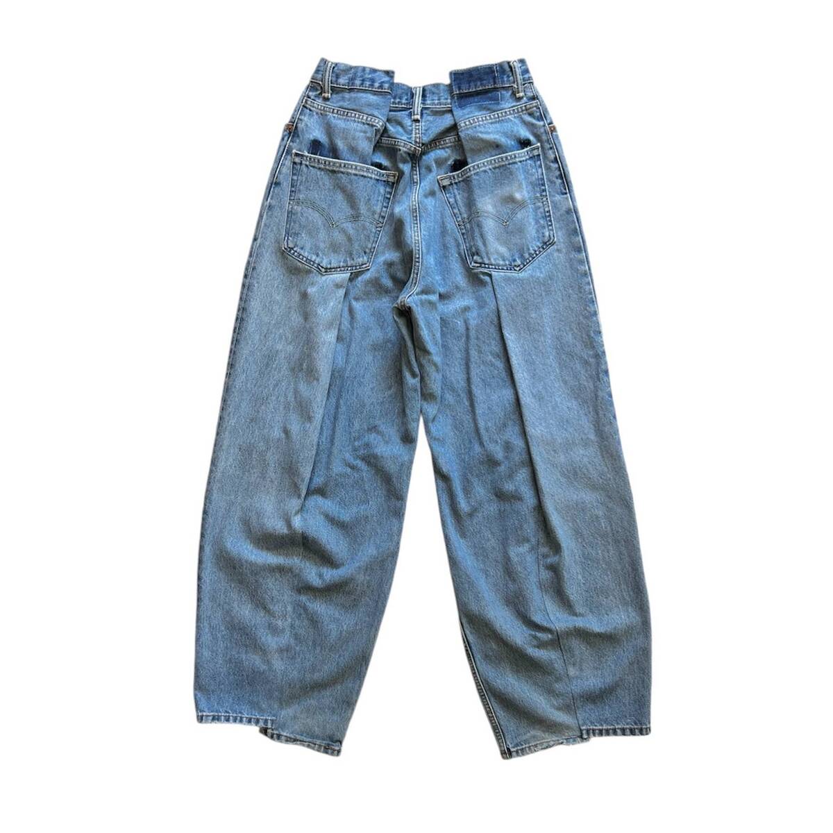 OLDPARK 4 tuck jeans blue -S - 画像2枚目