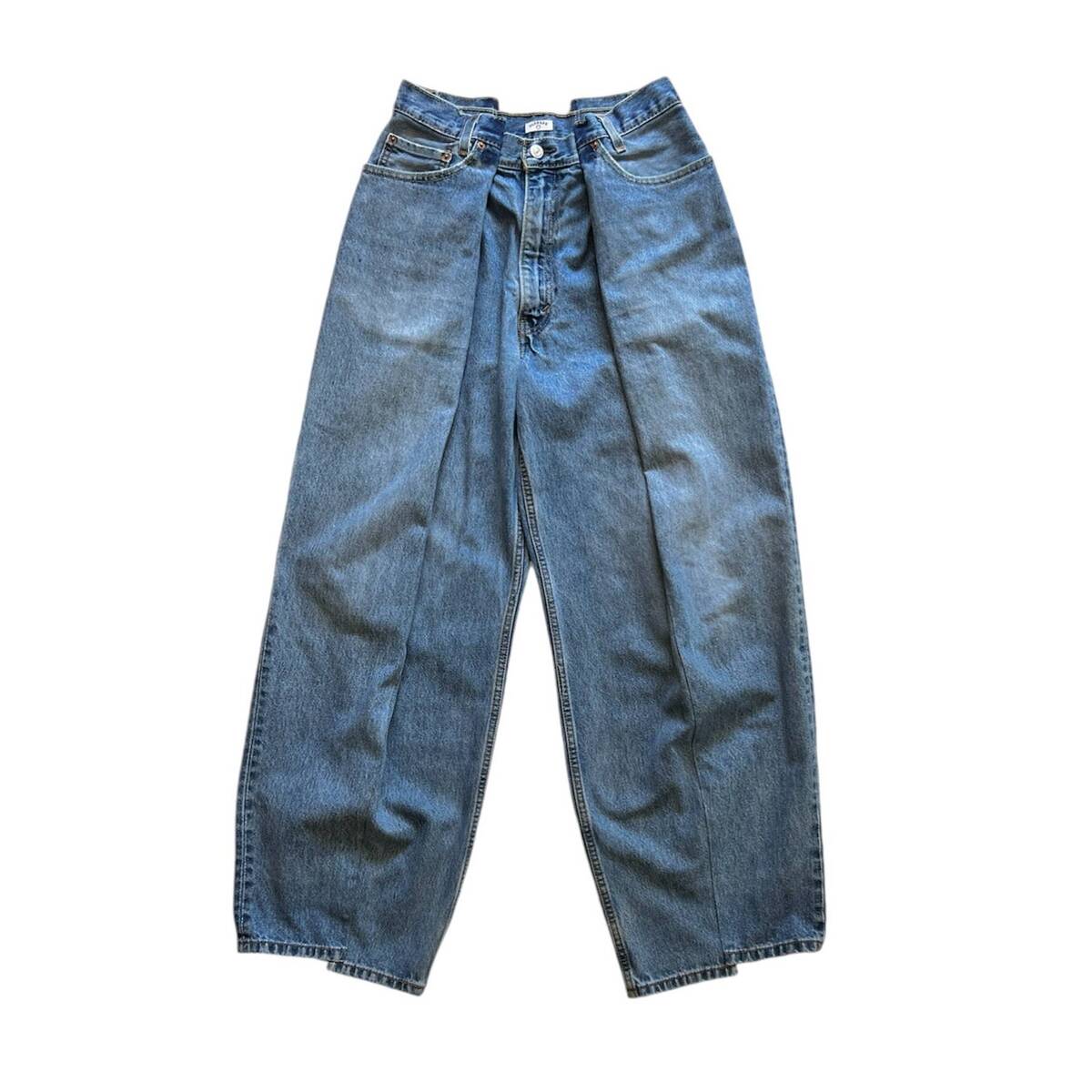 OLDPARK 4 tuck jeans blue -S 1