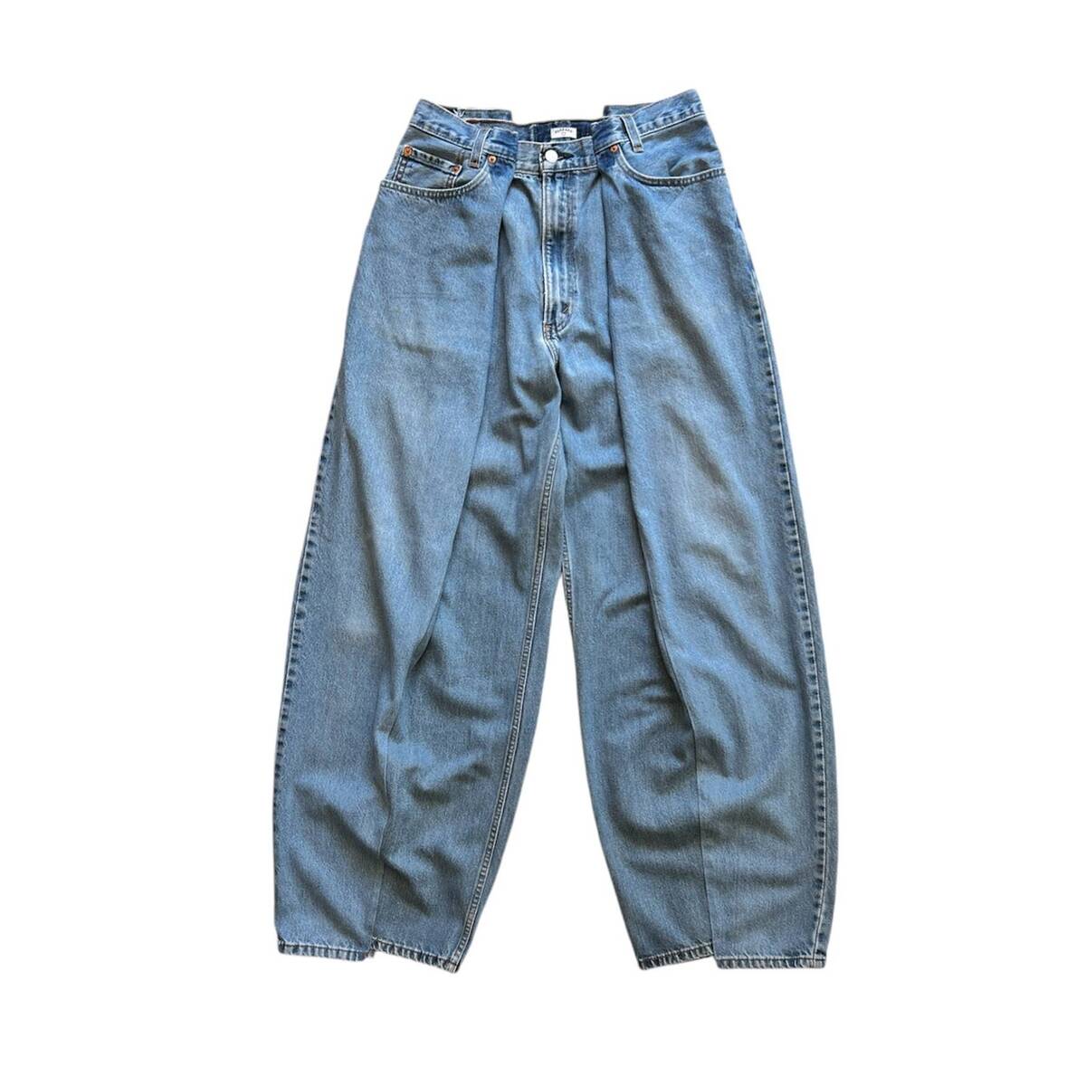 OLDPARK 4 tuck jeans blue -M 1