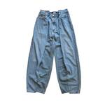 OLDPARK 4 tuck jeans blue -M 1