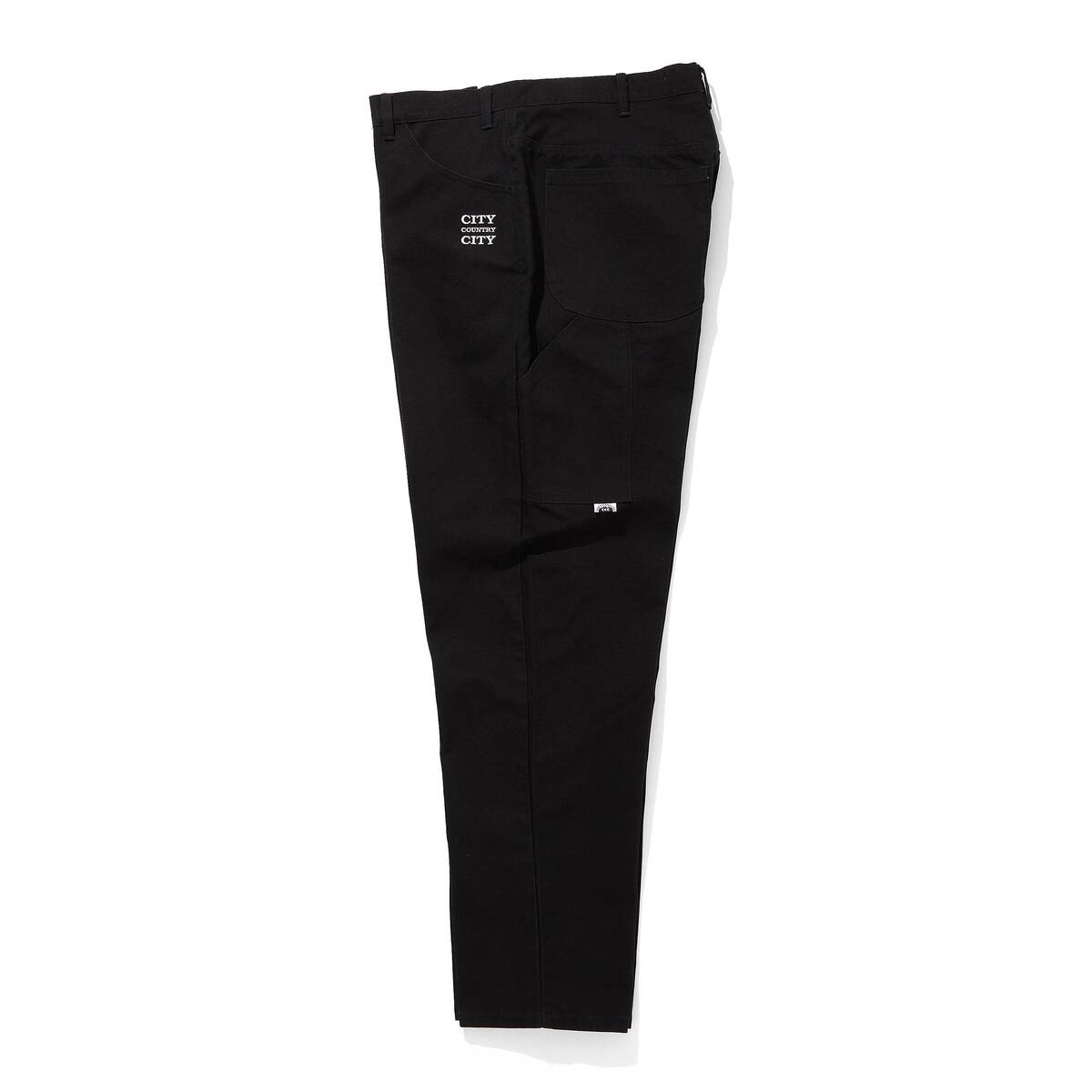 CITY COUNTRY CITY canvas baggy pants -black - 画像3枚目