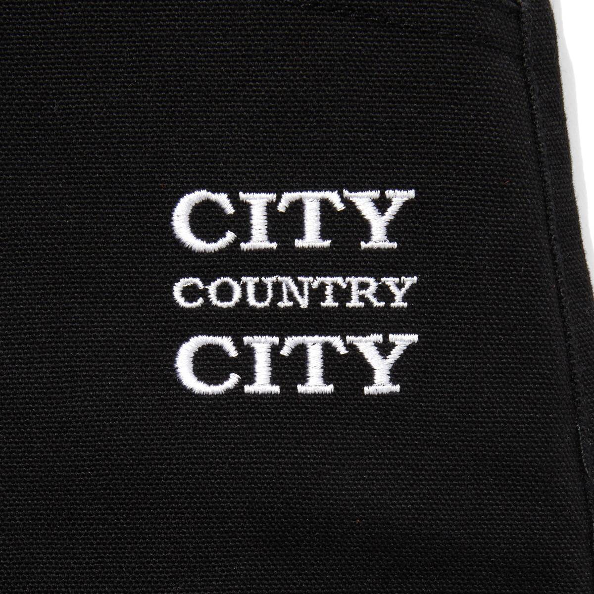 CITY COUNTRY CITY canvas baggy pants -black - 画像5枚目