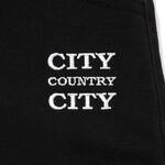 CITY COUNTRY CITY canvas baggy pants -black 5