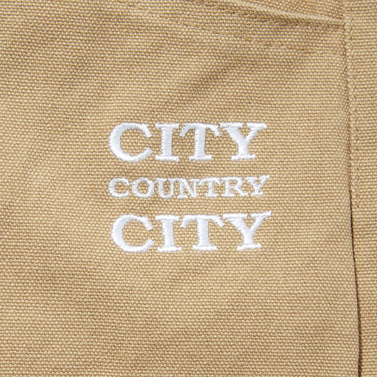 CITY COUNTRY CITY canvas baggy pants -coffee - 画像5枚目