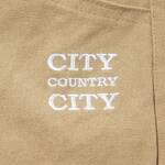 CITY COUNTRY CITY canvas baggy pants -coffee 5