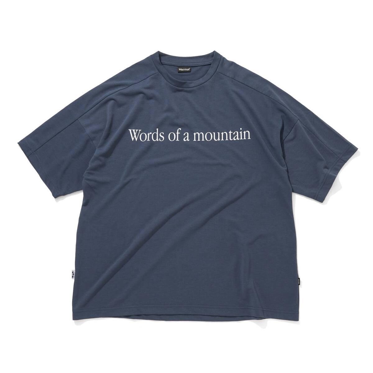 CITY COUNTRY CITY x Marmot MMWCCC everywhere T-shirt words of mountain -blue 1