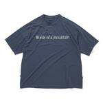 CITY COUNTRY CITY x Marmot MMWCCC everywhere T-shirt words of mountain -blue 1