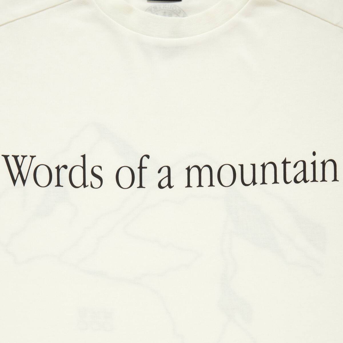 CITY COUNTRY CITY x Marmot MMWCCC everywhere T-shirt words of mountain -white - 画像2枚目