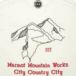 CITY COUNTRY CITY x Marmot MMWCCC everywhere T-shirt words of mountain -white 4