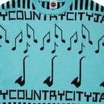 CITY COUNTRY CITY knit sweater CITY COUNTRY JAZZ -blue 3