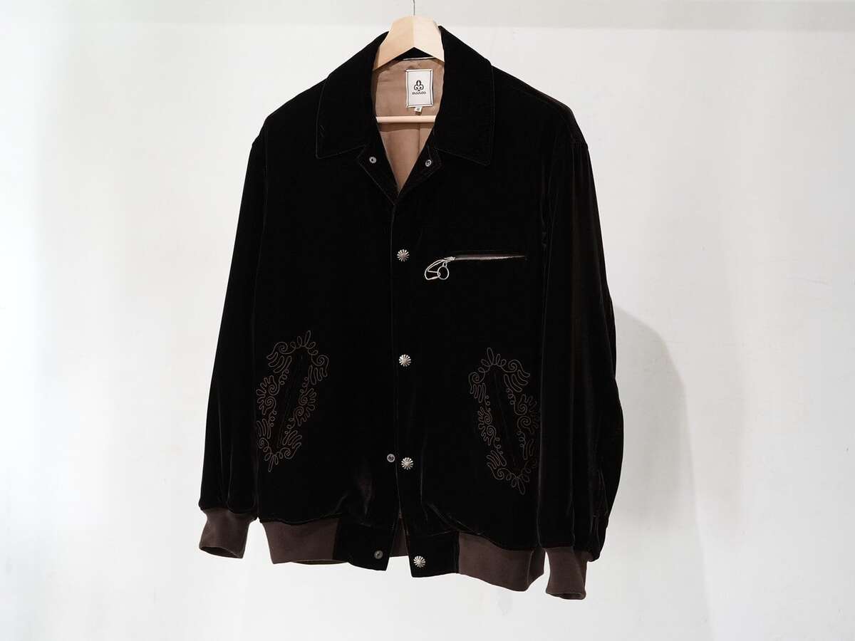 mando (マンド) / western embroidery velvet blouson 1