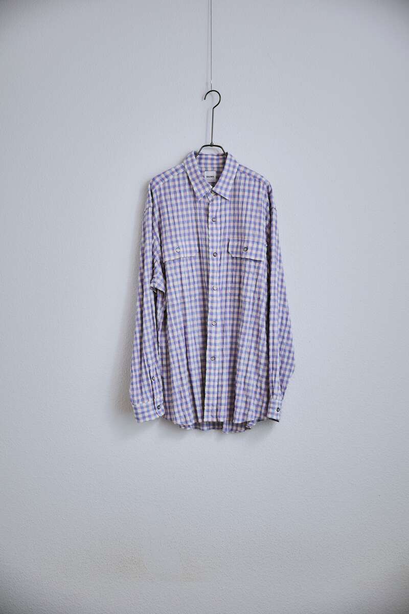 BISOWN (ビソウン) / CHECK G.I SHIRTS BLUE 1