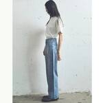 KURO "FLOWER STITCHING ON BUTTOCKS DENIM PANTS 002" 5