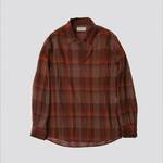 ENCOMING "PULLOVER POCKETS SHIRT" チェック スキッパーシャツ 1