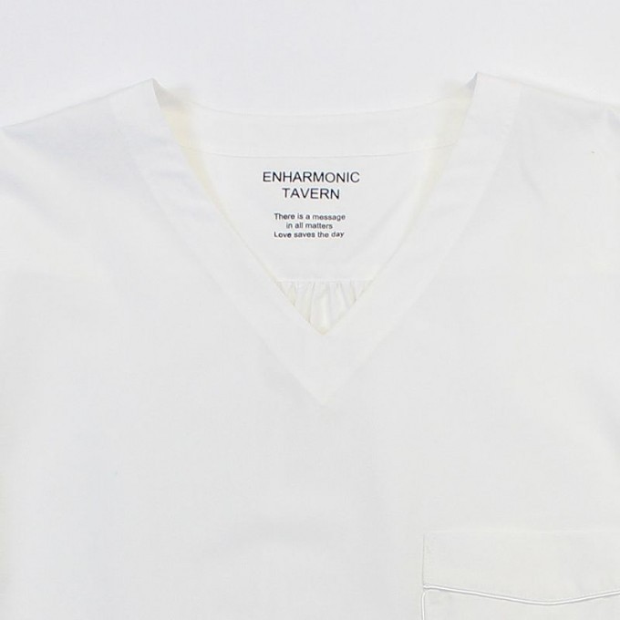 Enharmonic TAVERN Doctor Collar Scrub Shirt - 画像2枚目