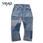 WEYEP Remake Patchwork Denim Pants 1