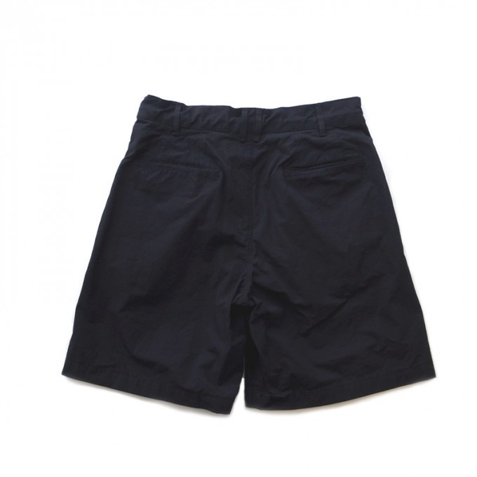 superNova. Wide Shorts Powder Snow Oxford -Black - 画像4枚目