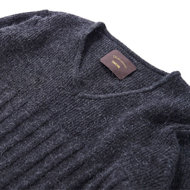 Enharmonic TAVERN Low Gauge Soft Wool Long Knit - 画像3枚目