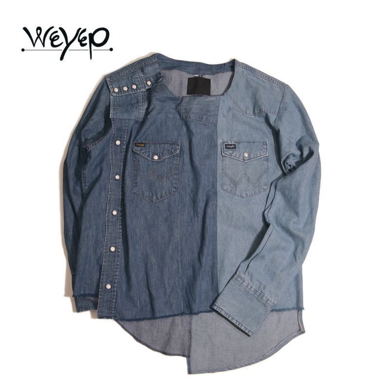 WEYEP Re Make Denim Western Shirt 1