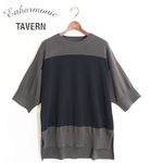 Enharmonic TAVERN  Pullover Border Knit -Chacoal 1