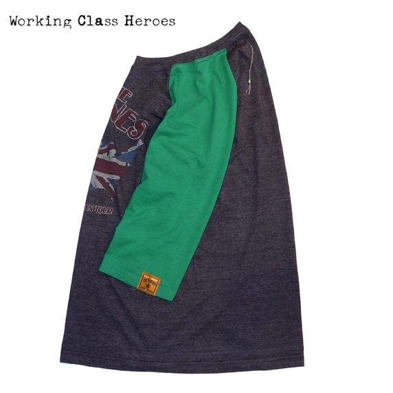 Working Class Heroes Remake Raglan Band Tee - 画像2枚目