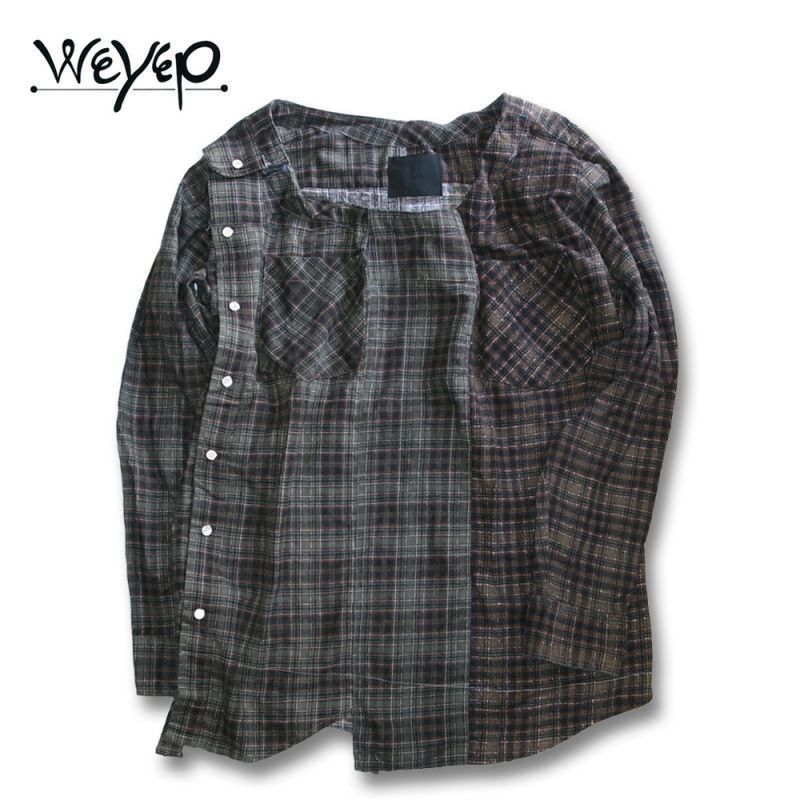 WEYEP  Remake Cotton Nel Western Shirt - 画像3枚目