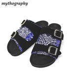 mythography  Double Belt Sandal -Bandana 1