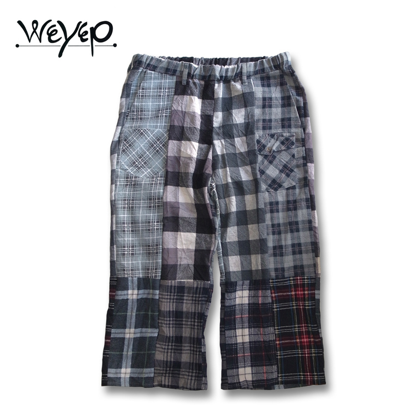 WEYEP Remake Cotton Nel Easy Wide Pants - 画像4枚目