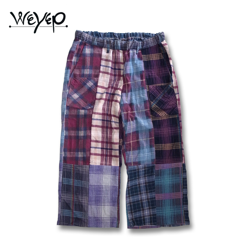 WEYEP Remake Cotton Nel Easy Wide Pants - 画像3枚目