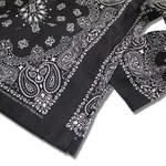 Working Class Heroes Bandana Key neck LS Doctor Shirt -Black 5