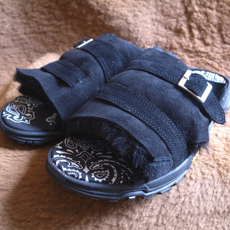 mythography Mouton Sandal -Black - 画像2枚目