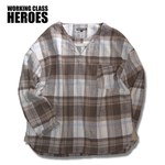 Working Class Heroes Bohemian Shirt -Brown 1