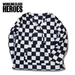 Working Class Heroes Polly Shirt -Checkered Flag 1