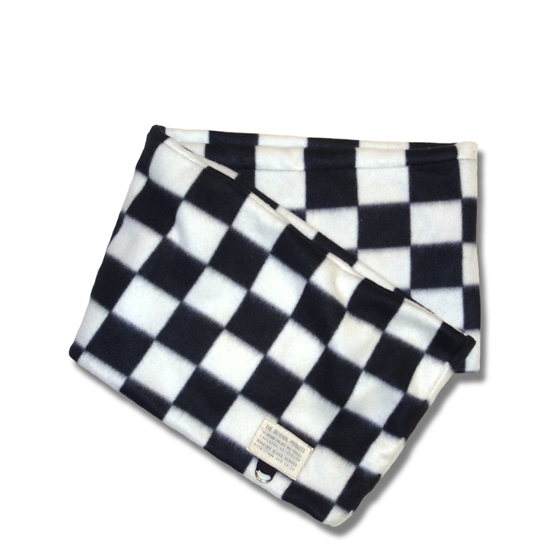 Working Class Heroes Checkered flag Fleece Snood - 画像2枚目