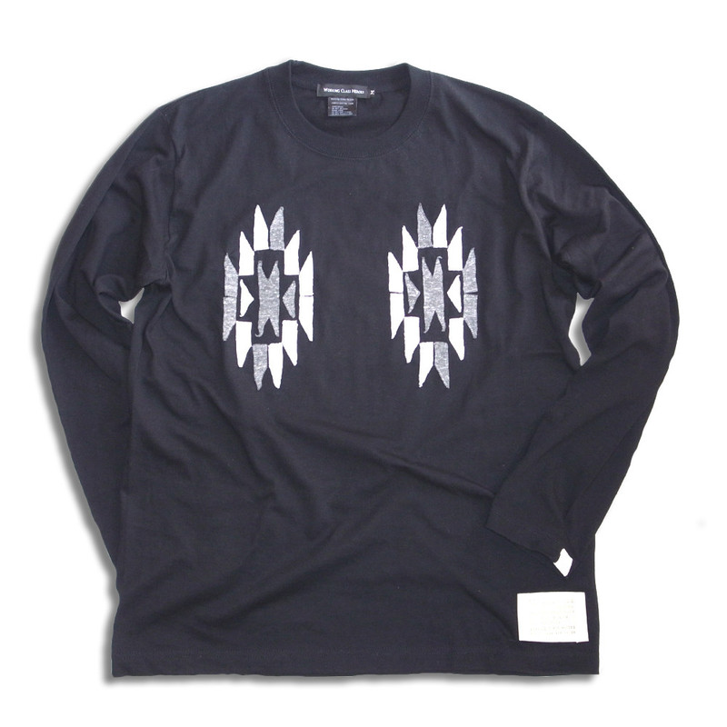 WCH Patchwork Ortega LS Tee -Black - 画像2枚目