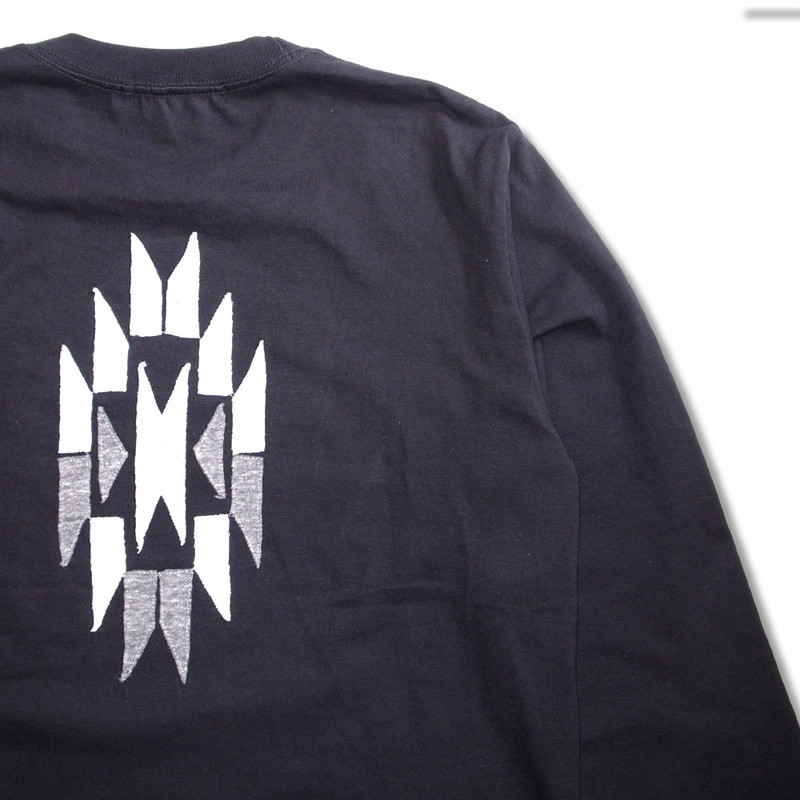 WCH Patchwork Ortega LS Tee -Black - 画像4枚目