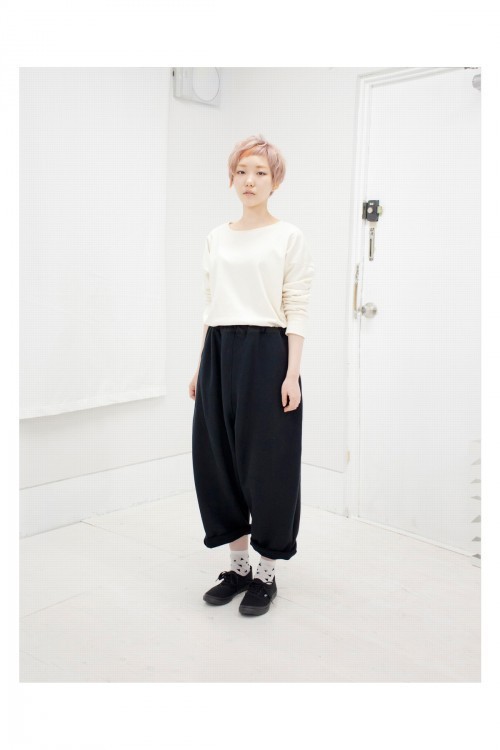 SHUTTLE wide pants black 1