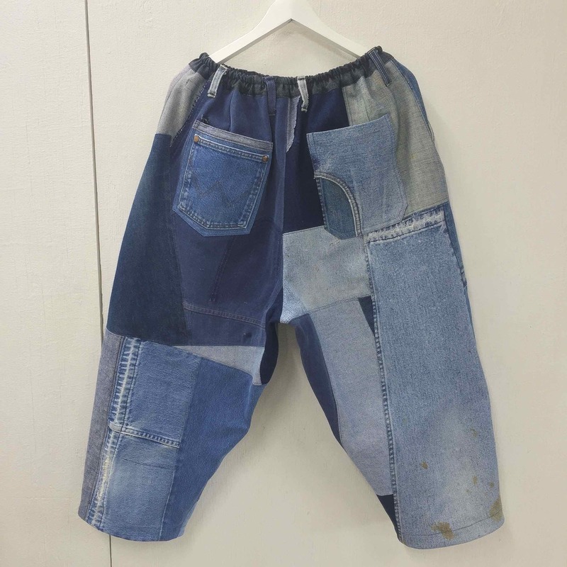 SHUTTLE / DENIM PATCHWORK PANTS - 画像3枚目