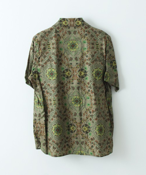 WhiteMountaineering　Flower Printed open collar shirts - 画像4枚目