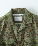 WhiteMountaineering　Flower Printed open collar shirts 2