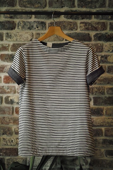 N.HOOLYWOOD BORDER BOAT NECK T-SHIRT - 画像2枚目