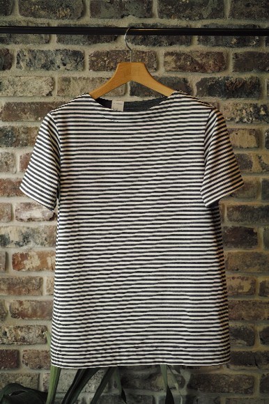 N.HOOLYWOOD BORDER BOAT NECK T-SHIRT 1