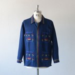 Long Sleeve Quetzal Shirt - Guitar Indigo 1