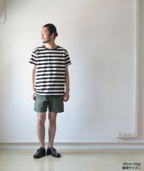 S/S STRIPE BASIC CREW TEE - 画像5枚目