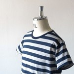 S/S STRIPE BASIC CREW TEE 2